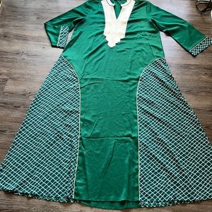SHEIN Emerald and Gold Tunic